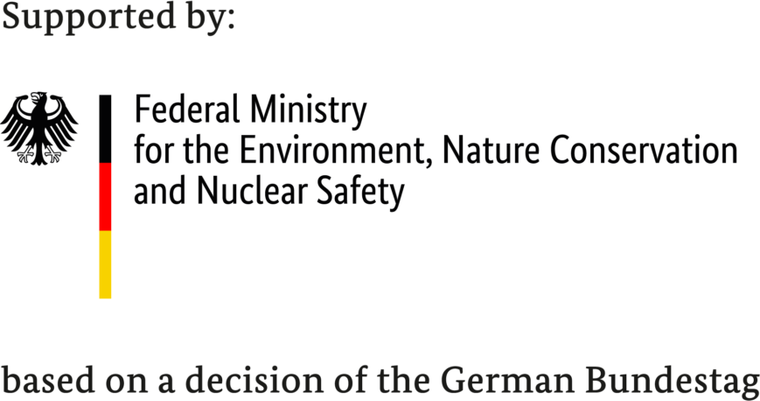 Supported by the Federal Ministry for the Environment, Nature Conservation and Nuclear Safety based on a decision of the German Bundestag